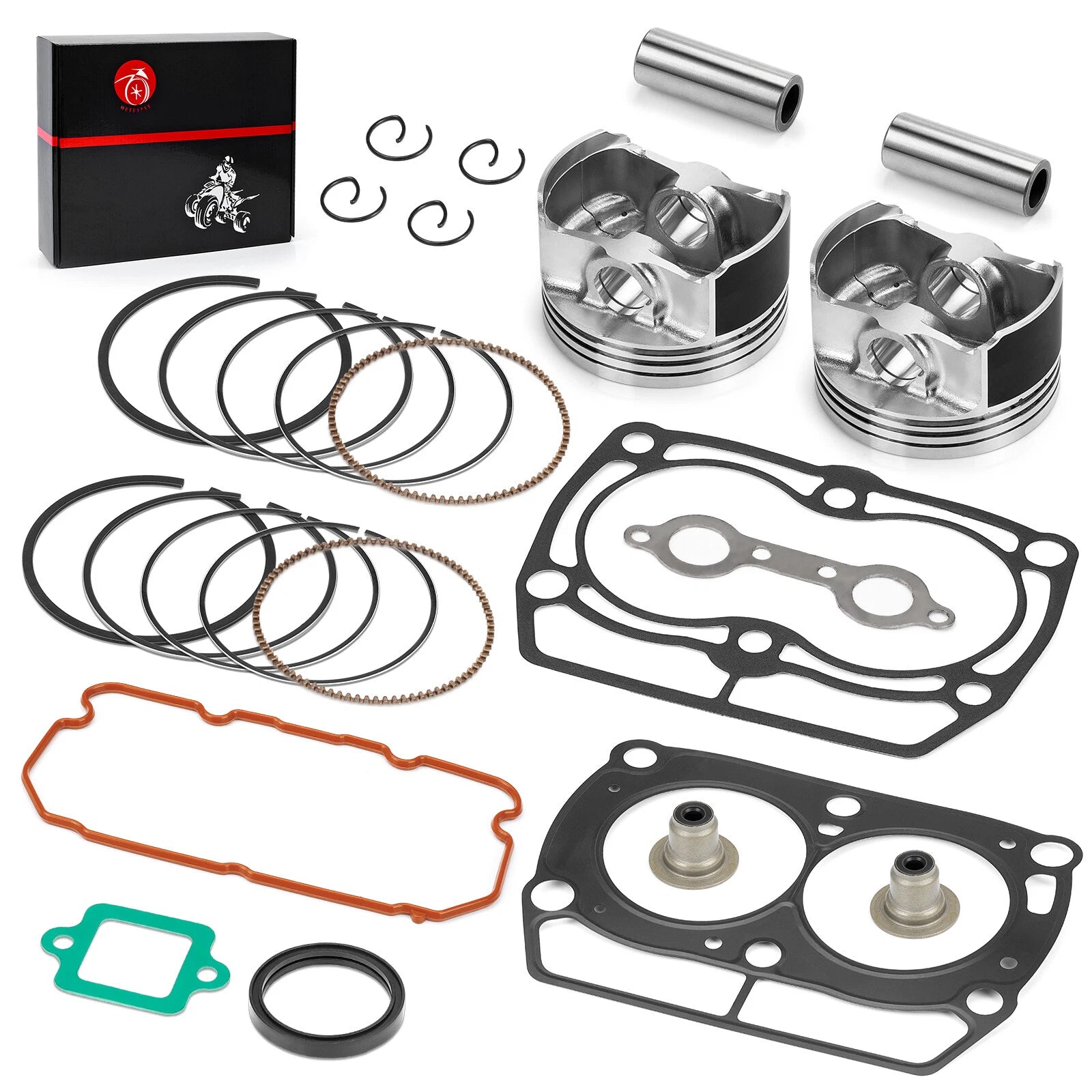 Top End Rebuild Kit Piston w/ Rings for Polaris RZR 4 S 800 Ranger 800 (2011–2017)
