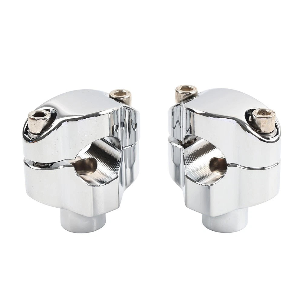 1.65" Handlebar Riser Mount Clamp for Harley Dyna Softail Sportster