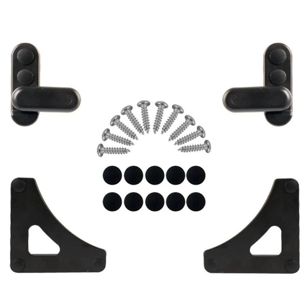 Cabinet Panel Buckle for RV Table Board Locking System (160g, Black)