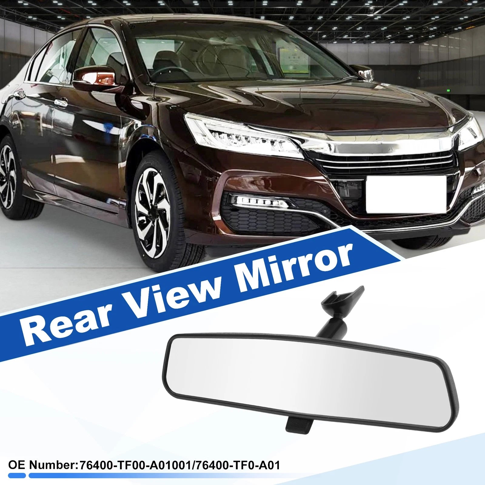 Interior Rearview Mirror Replacement for Honda Accord 2016–2022 Embedded
