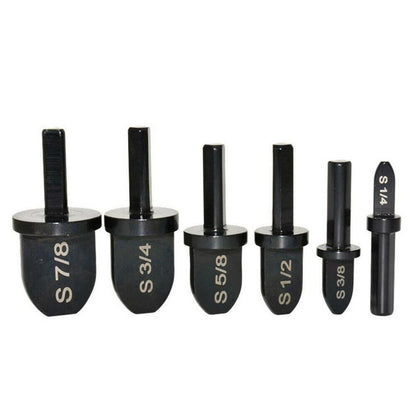 Set of 6 Air Conditioner Copper Tube Expander Swaging Tool Drill Bit