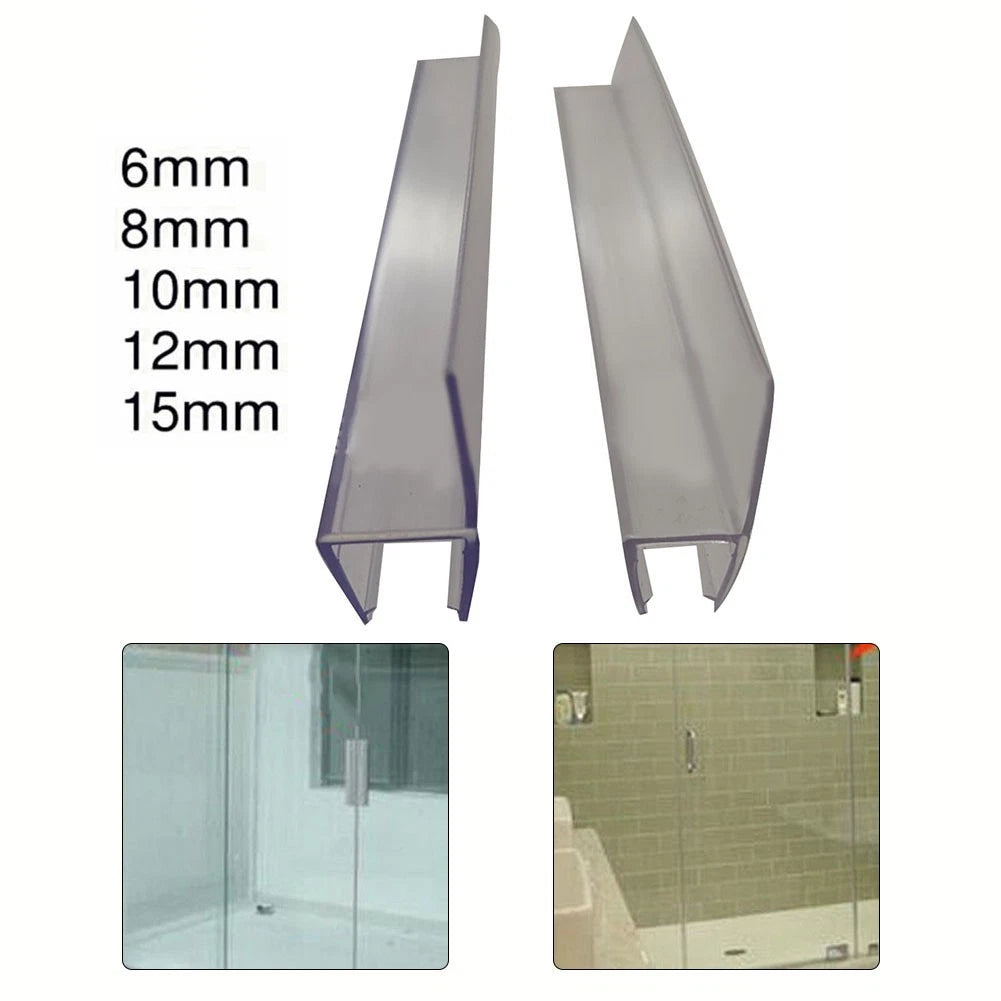 Water Deflector Rubber Strip for Bathroom (Easy Installation)