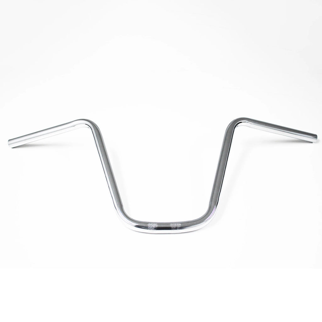 Chrome 7/8" Ape Hanger Handlebars for Custom Bike (12" Rise)