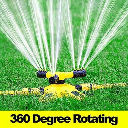 Lawn Sprinkler for Automatic Garden Irrigation Rotation (360 Degrees)