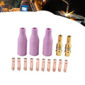 15PCS Nozzle Kit for 15AK MIG Welding Torch with Metal Tips