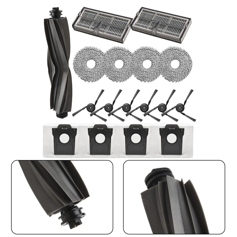 Parts Kit for Dreame L40 Ultra (Compatible) - 1 Roller, 6 Brushes, 2 Filters
