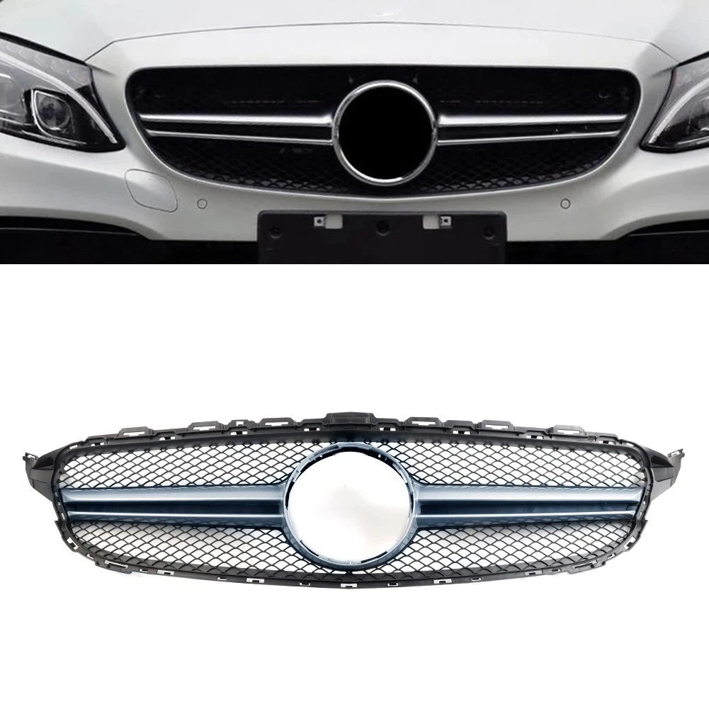 Front Bumper Grille for Benz C Class W205 (2015–2018)