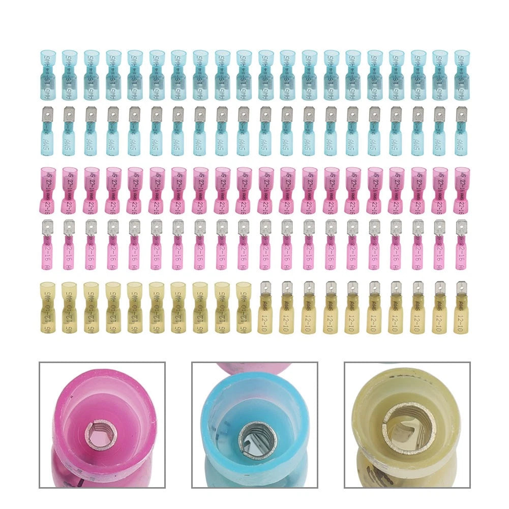 Wire Connectors for Auto Car (Heat Shrink Fully-Insulated Waterproof)