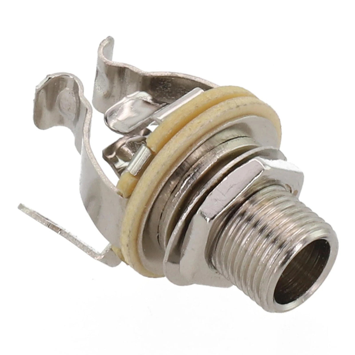6mm Brass Audio Socket for Guitar Pickups and Microphone Panels