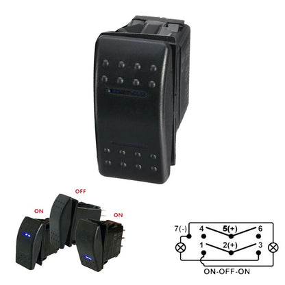 7Pin DPDT ON-OFF-ON Rocker Switch for Car Truck Marine