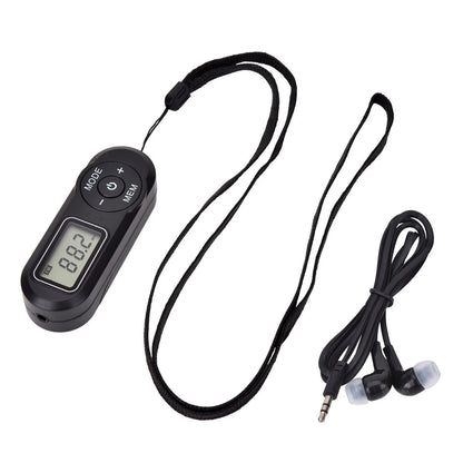Portable Mini FM Radio with Intelligent Storage and Convenient Operation