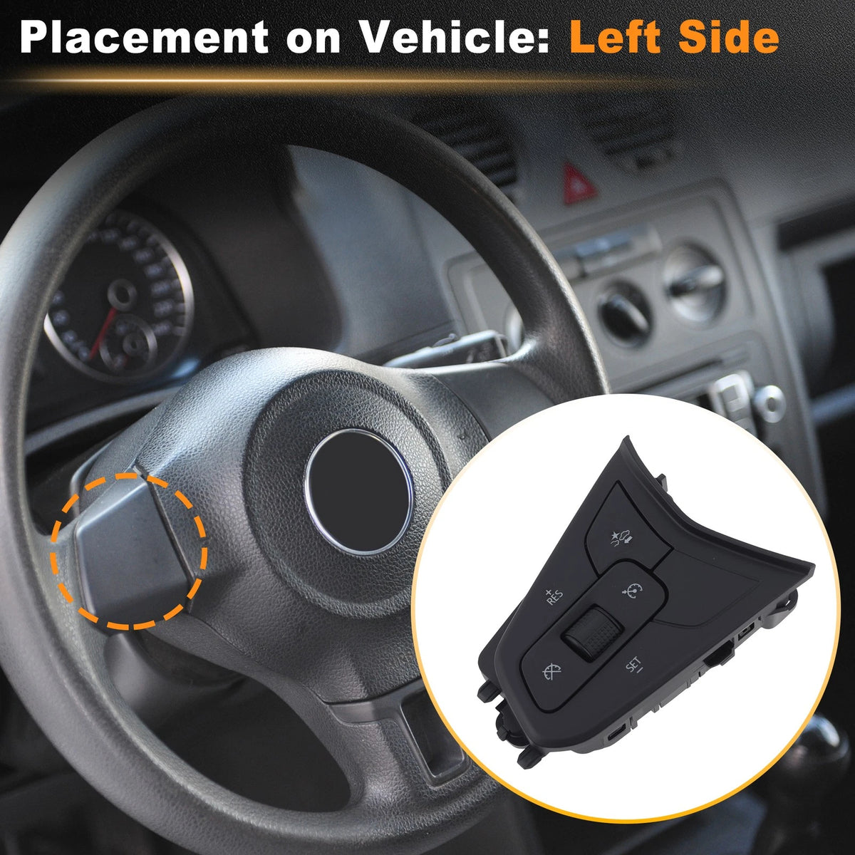 Steering Wheel Button Left Side for Chevrolet Bolt (2022–2023) No.13531981
