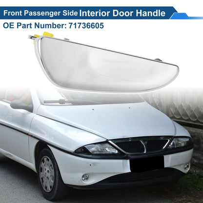 Front Driver Side Interior Door Handle for Lancia Ypsilon (2003–2011) No. 71736605