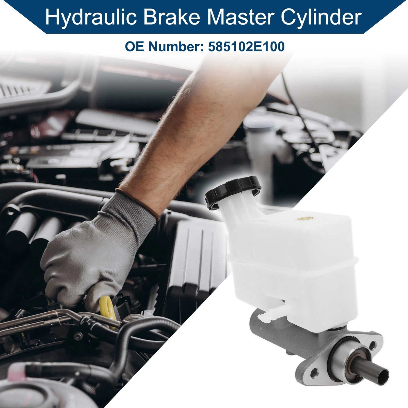 Brake Master Cylinder with Reservoir Replacement for Kia Sportage (2004–2012)