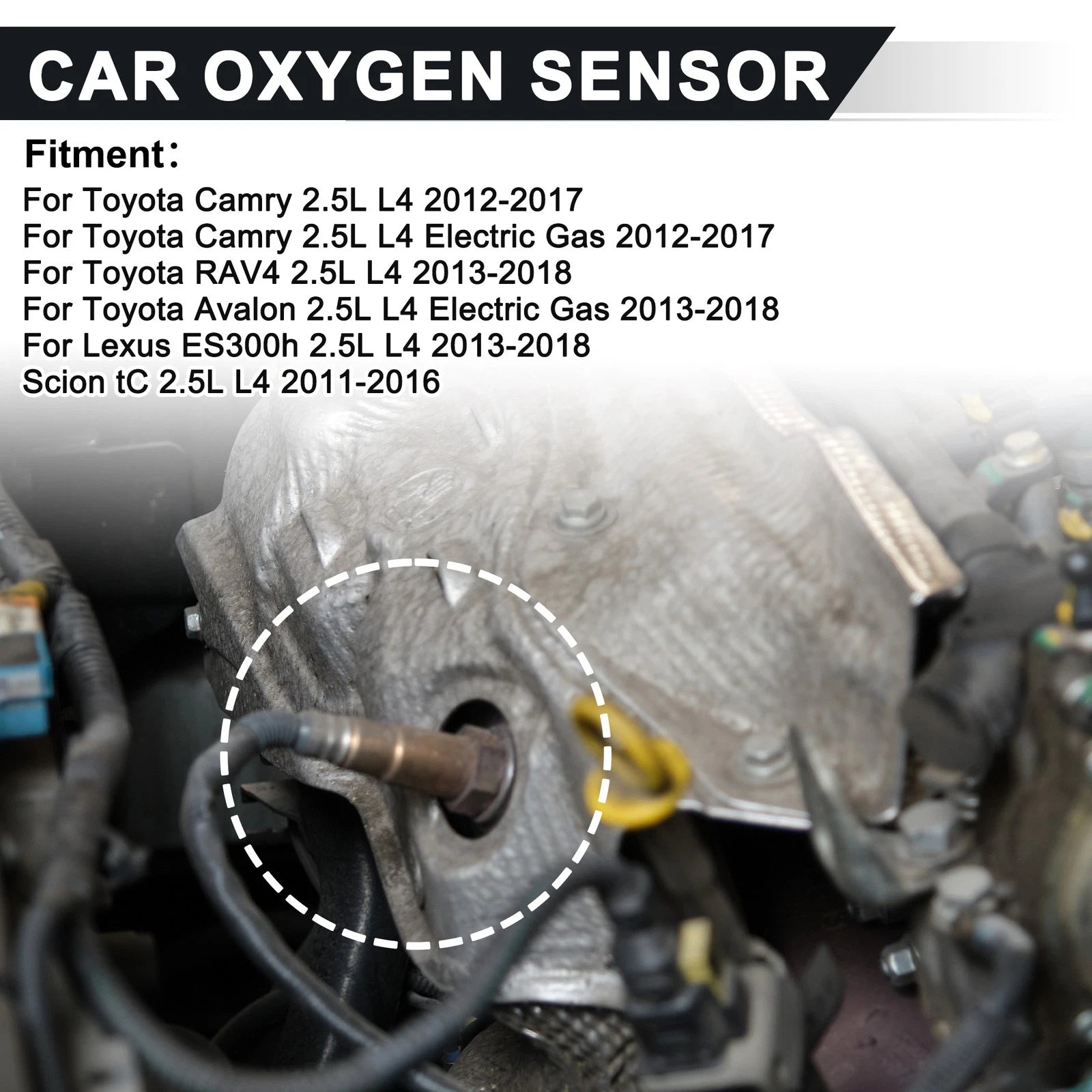 Upstream Oxygen Sensor Replacement for Toyota Camry 2.5L 2012–2017