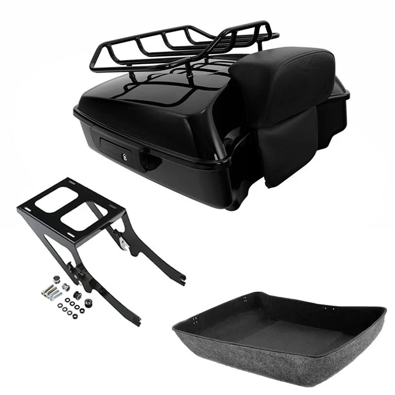 Chopped Trunk Backrest & Mount Rack for Harley Heritage Classic (2018–2026)
