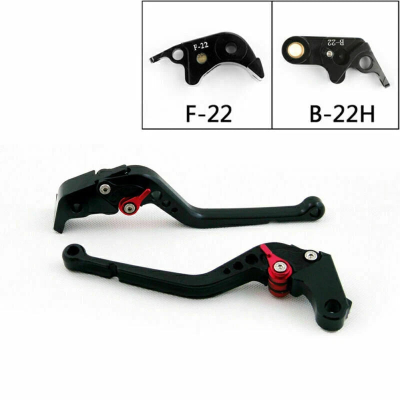 Long Brake & Clutch Lever for BMW S1000RR S1000R (2015–2018) (F-22/B-22H) BK T9