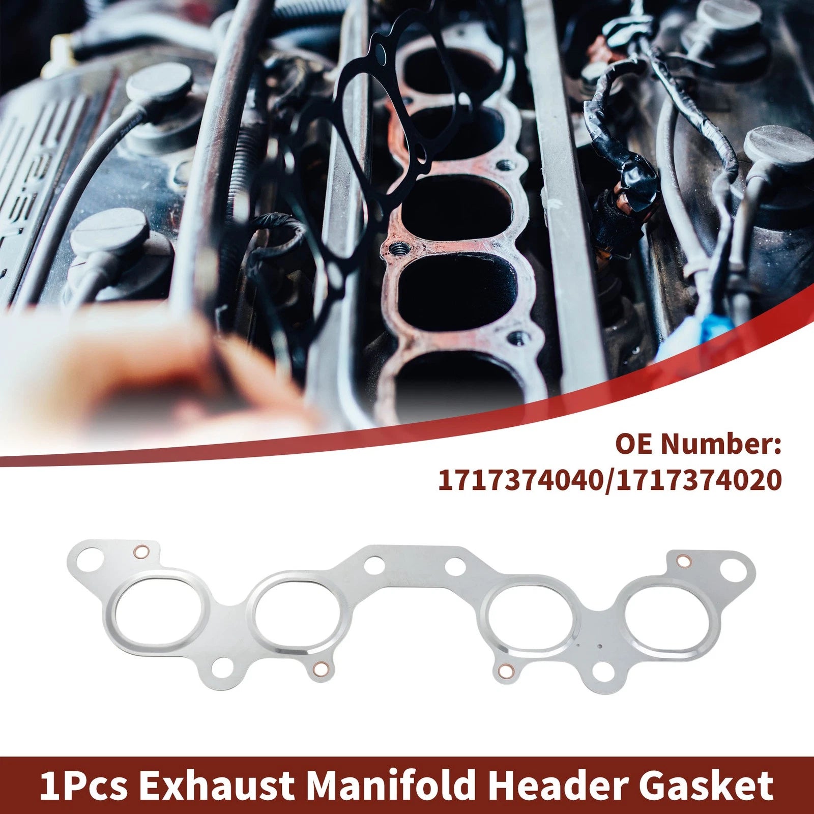 Exhaust Manifold Header Gasket Replacement for Toyota Avensis (1997–2000)