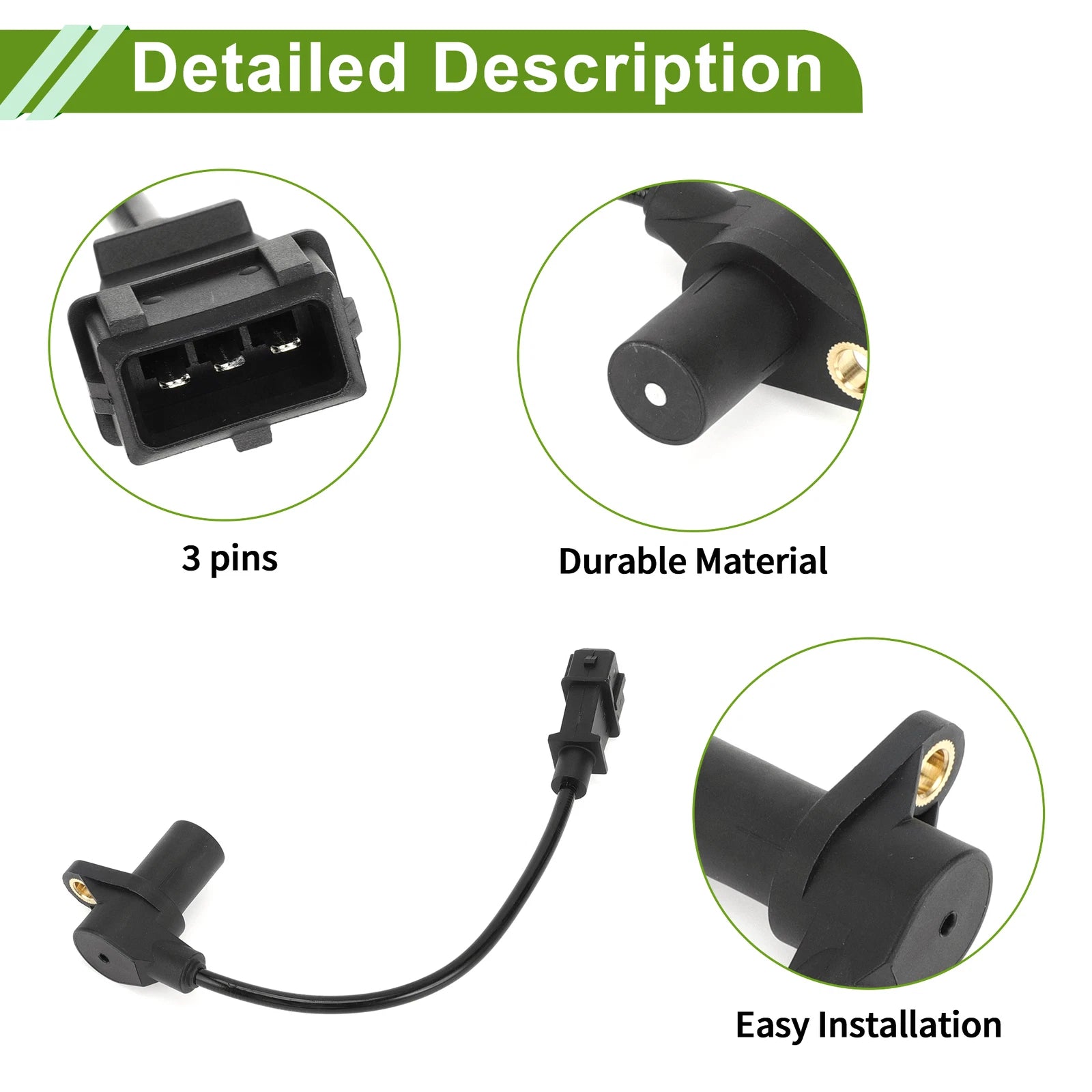 Crankshaft Position Sensor for Kia Sephia (1998–2001) No. 0K2A618891