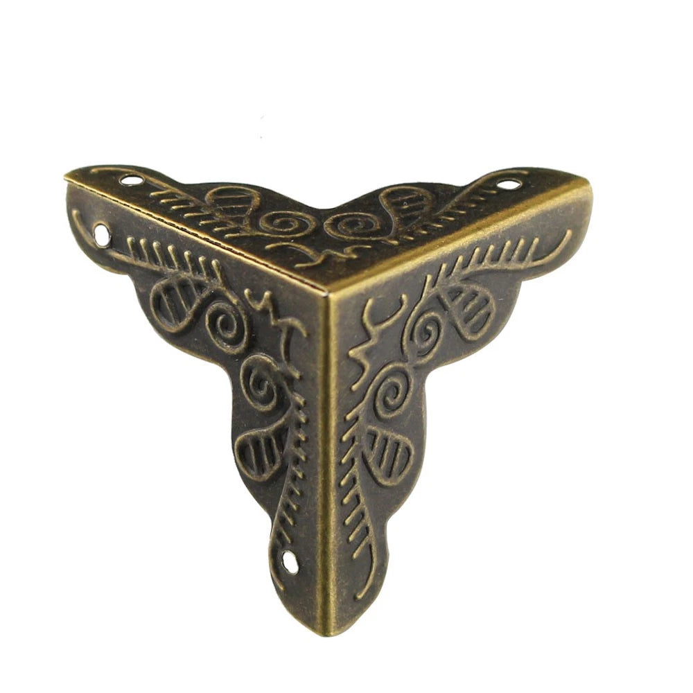 12Pcs Antique Box Corner Protector Furniture Edge Guard for Table Cabinet Desk