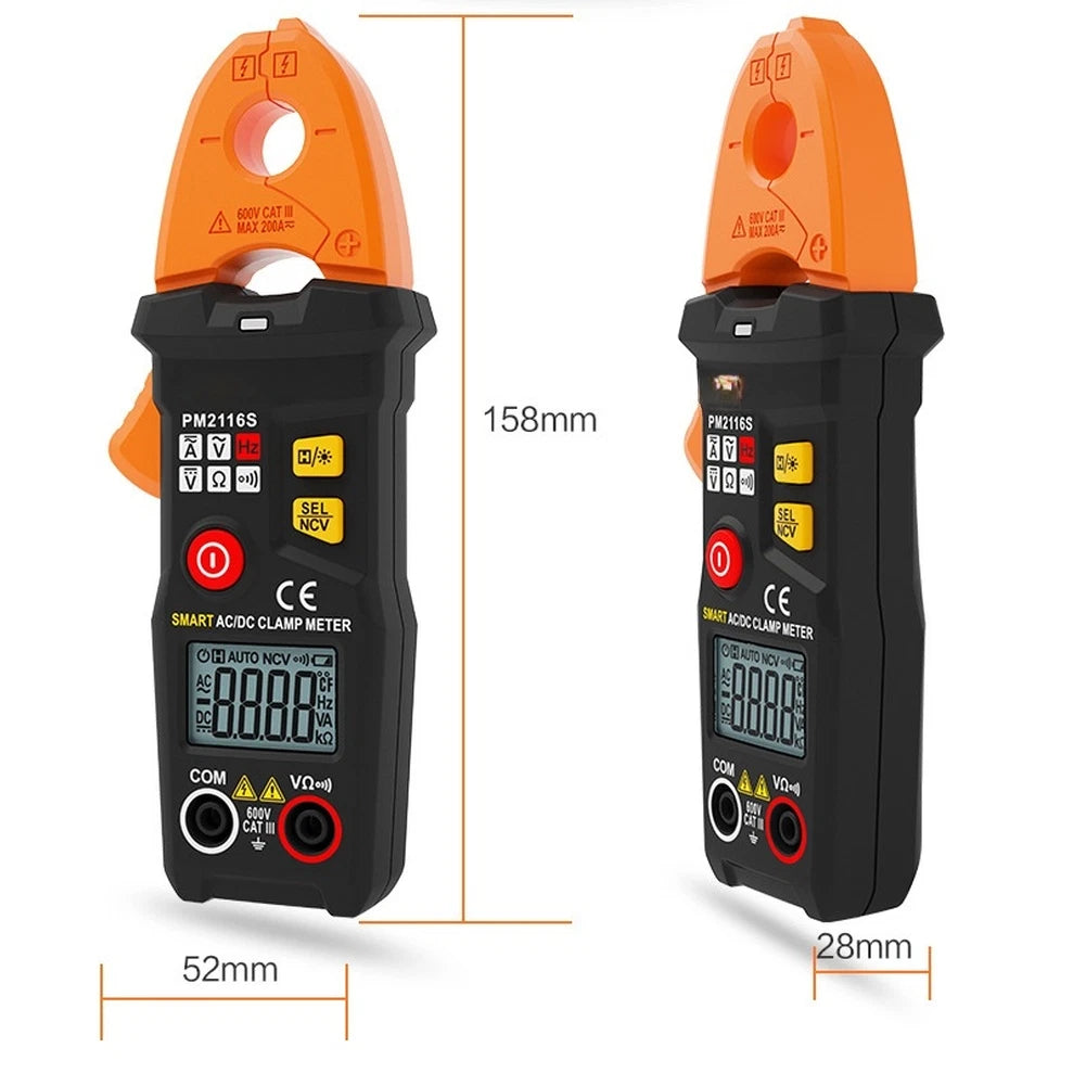 PM2116S Digital Clamp Meter with Non Contact Voltage Detection for AC Above 90V