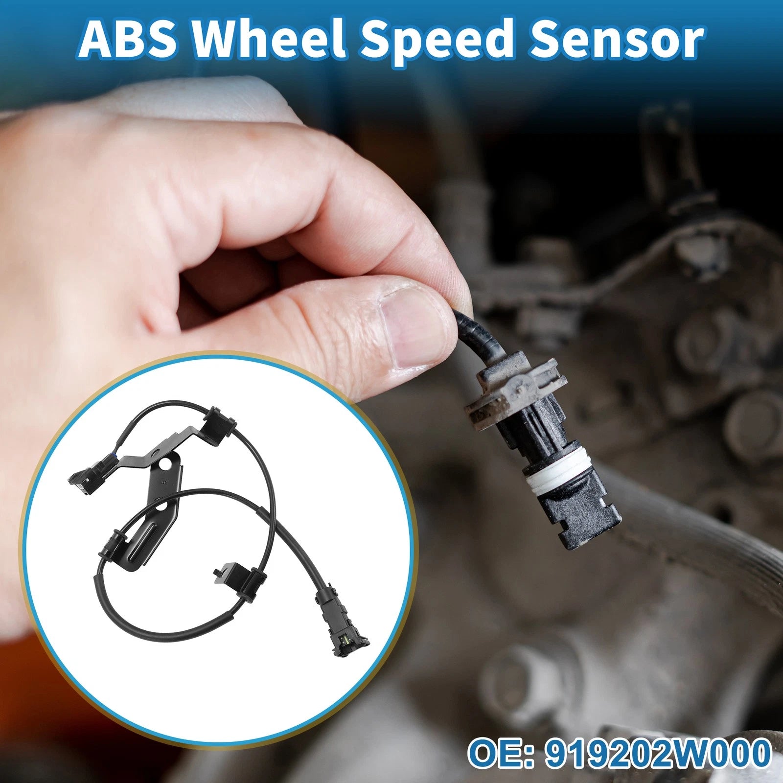 ABS Wheel Speed Sensor Replacement for Hyundai Santa Fe Sport (2013–2018)