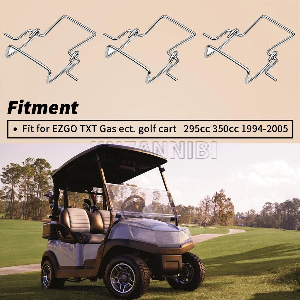 3PCS Air Filter Wire Spring Latch for E-Z-GO Golf Cart (1994–2021)