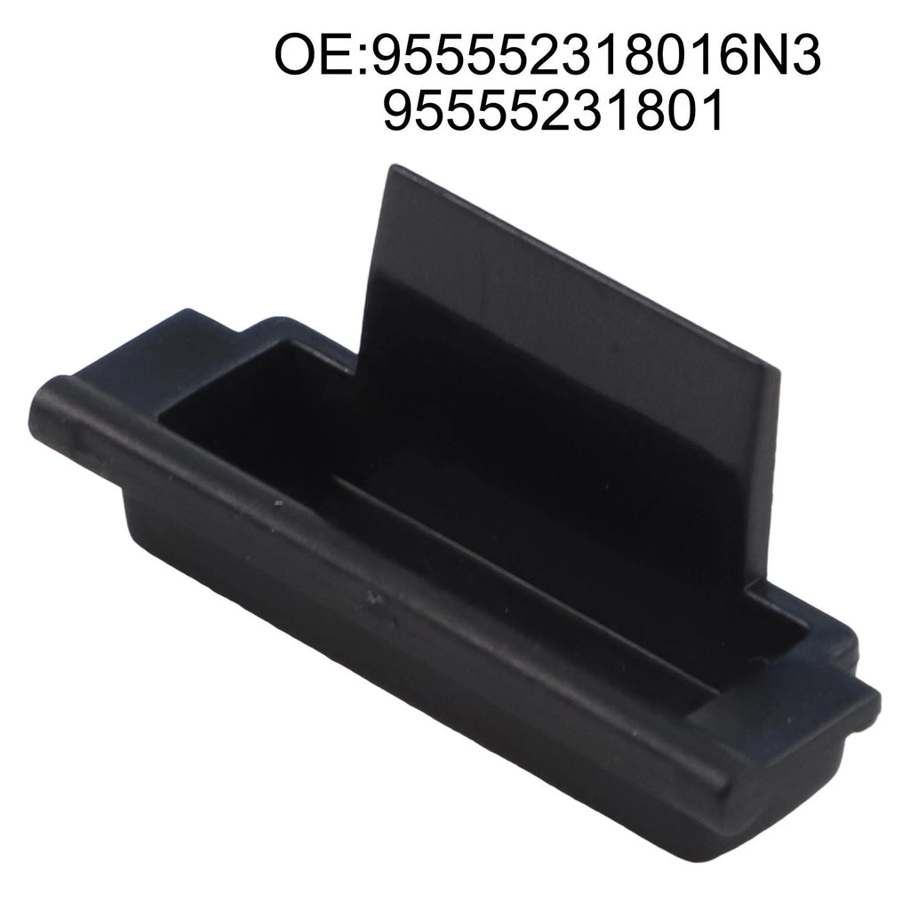 Black ABS Glasses Case Switch Button for Porsche Cayenne (2003–2010) OEM