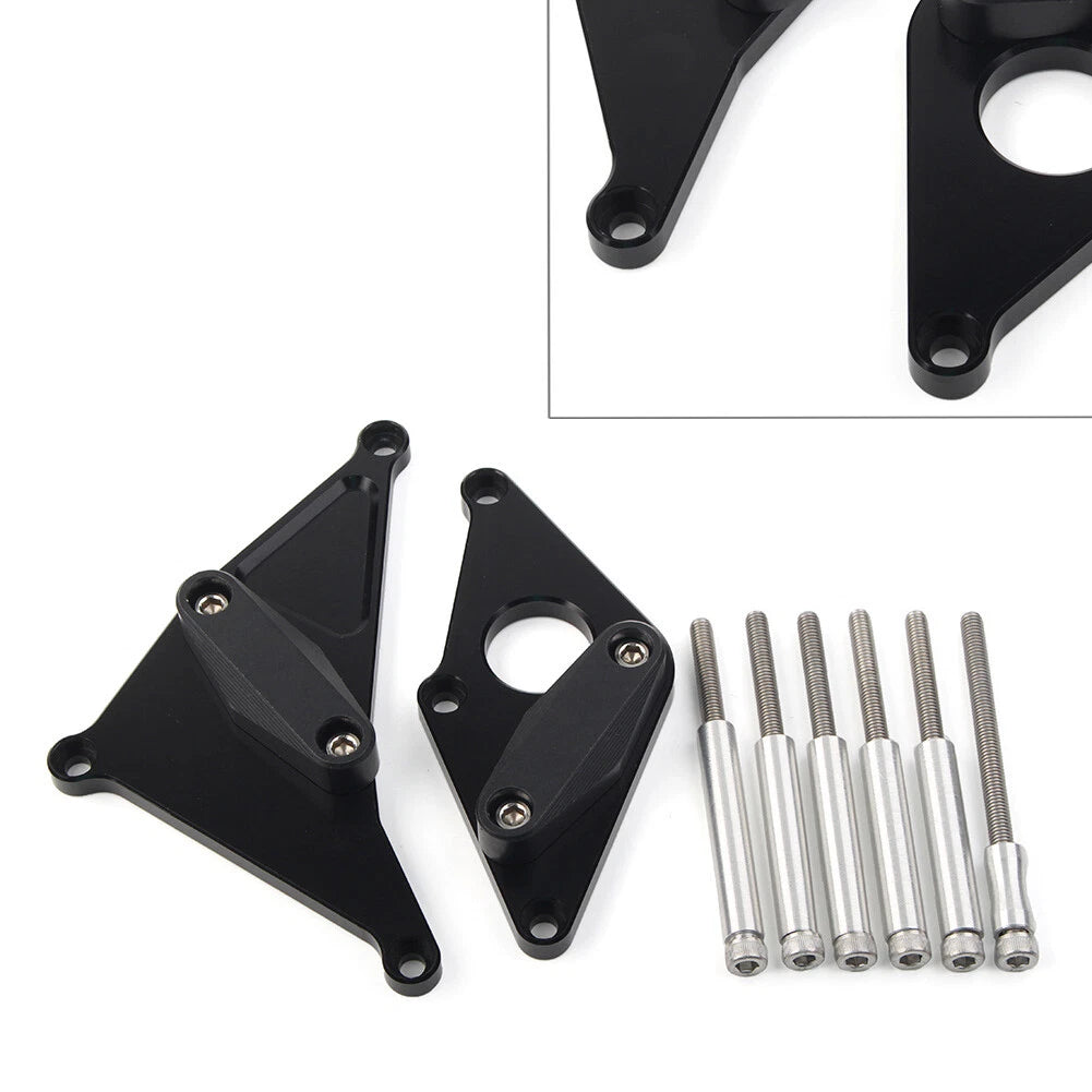 Engine Case Slider Protector Cover for Suzuki SV650 (2016–2018) Aluminum Black