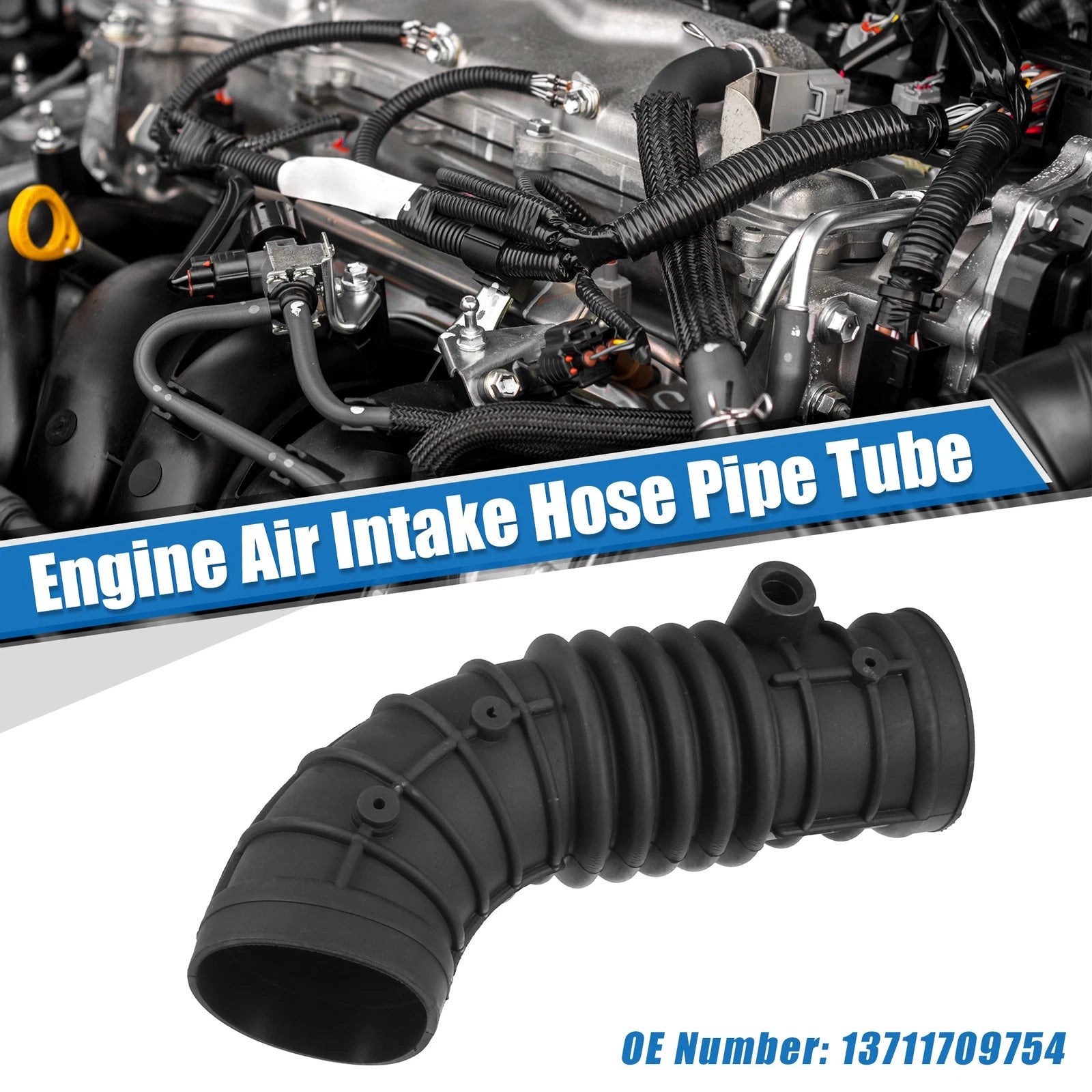 Engine Air Intake Hose Pipe Replacement for BMW 3 Series (1987–1991)