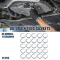 Oil Drain Plug Gaskets Set 20mm ID 25 Pack for Subaru Baja (2003–2006)