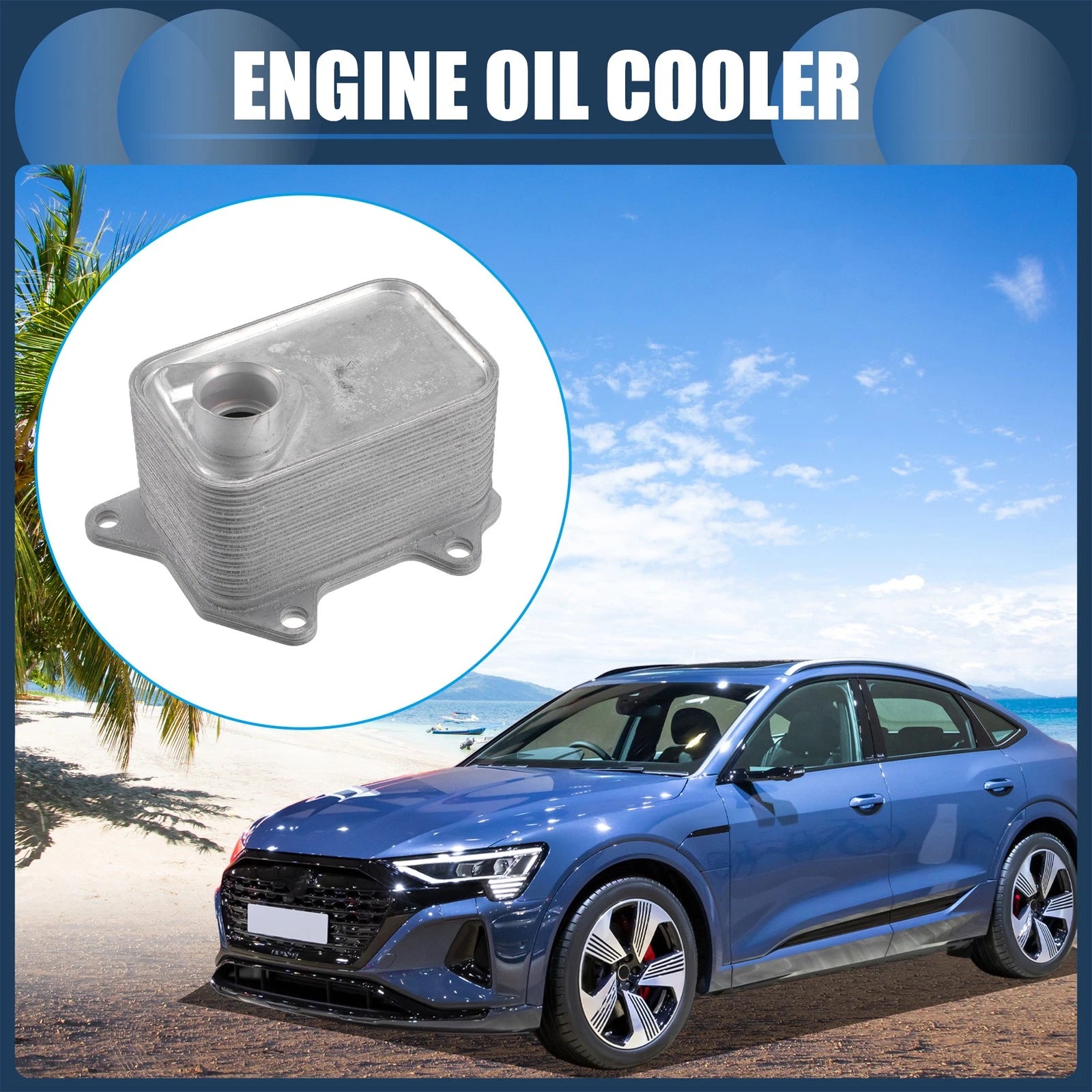 Car Engine Oil Cooler Replacement for Audi A3 Quattro (2008–2013)