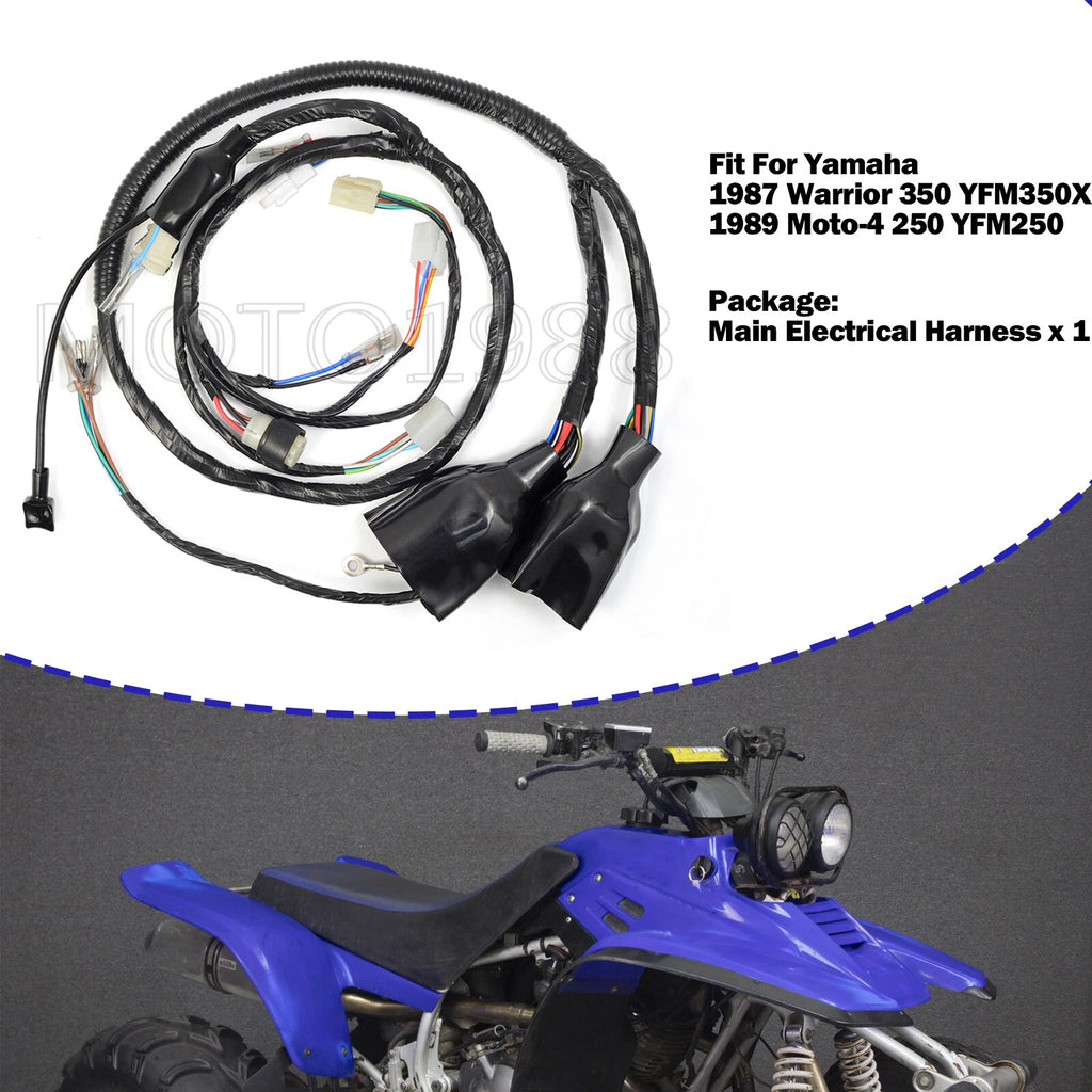 Wiring Harness for Yamaha Warrior 350 YFM350X (1987)