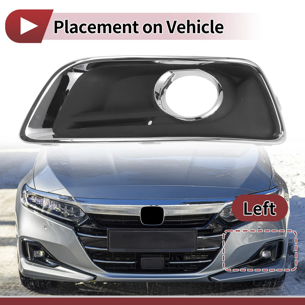 Front Left Fog Light Grill for Chevy Malibu (2013–2014)