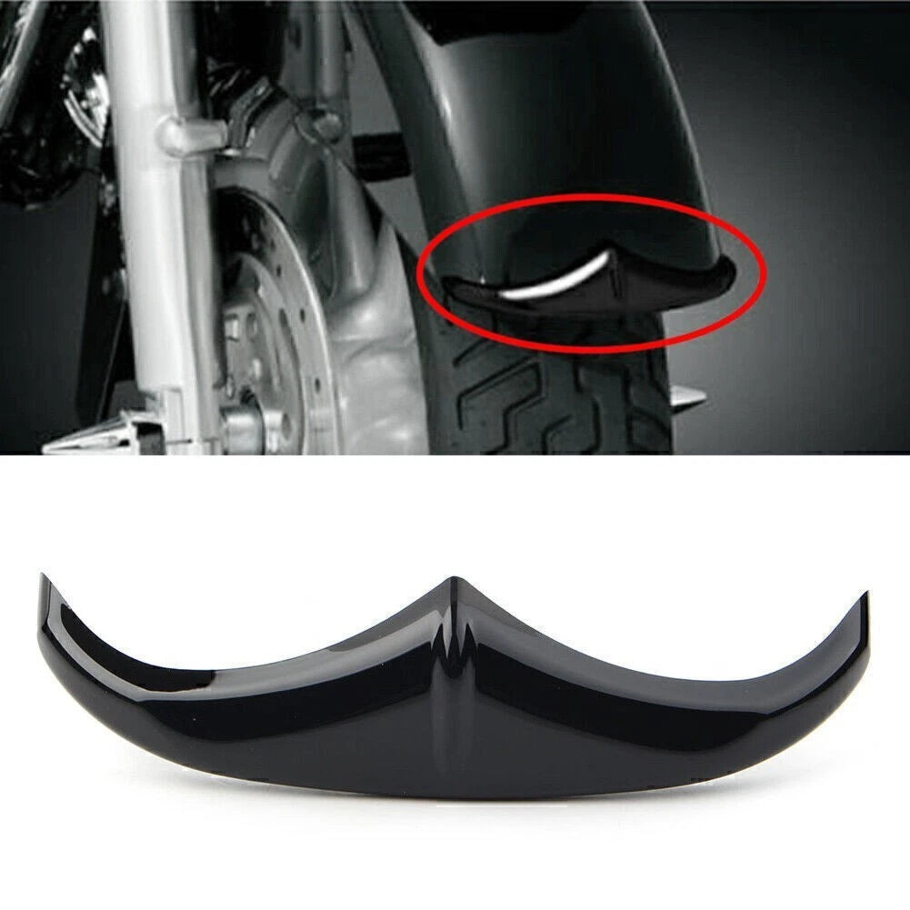Front Fender Leading Edge Tip Trim Accent for Harley Touring (1998–2019) Black