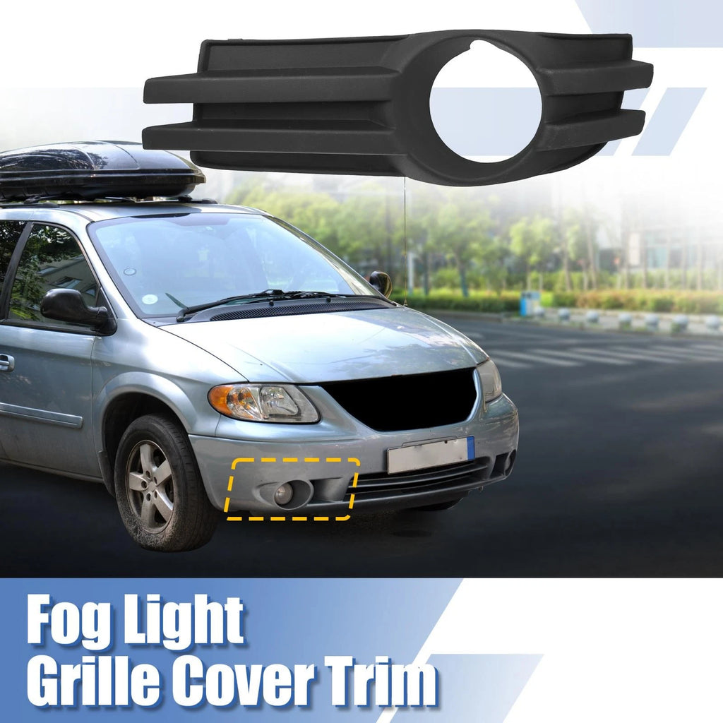 Front Left Fog Light Grille Cover Replacement for Dodge Grand Caravan (2008–2010)