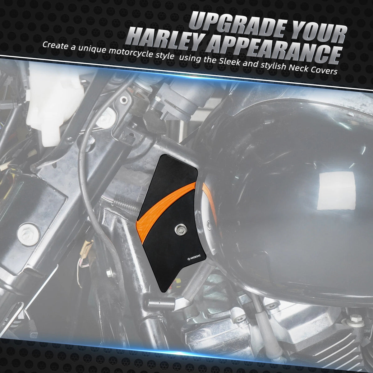 Frame Side Neck Covers Plate for Harley Electra Glide Ultra Classic FLHTCU (2017–2019)