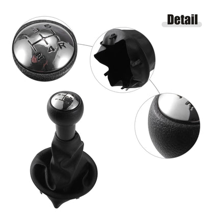 5 Speed Manual Gear Shift Knob with Boot Cover for Peugeot Partner (2008)