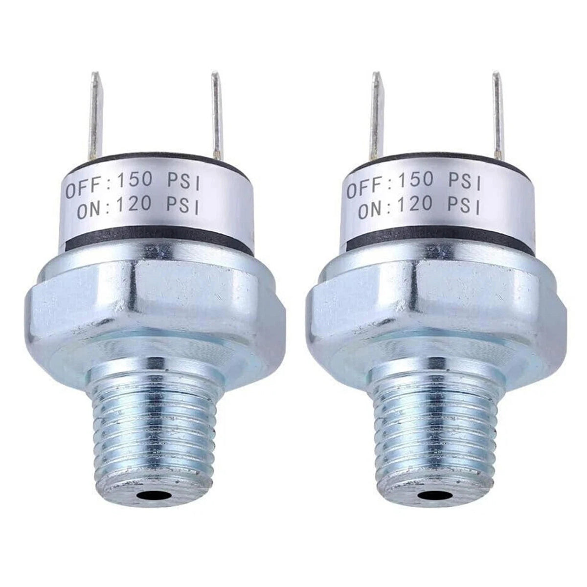 2Pcs Pressure Switch 120-150 PSI for Air Ride Suspension (Universal)