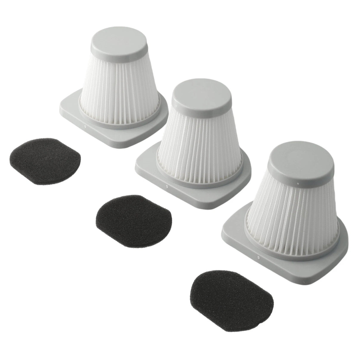Set of 3 Filters for Midea SC861 SC861A Handheld Vacuum Cleaner