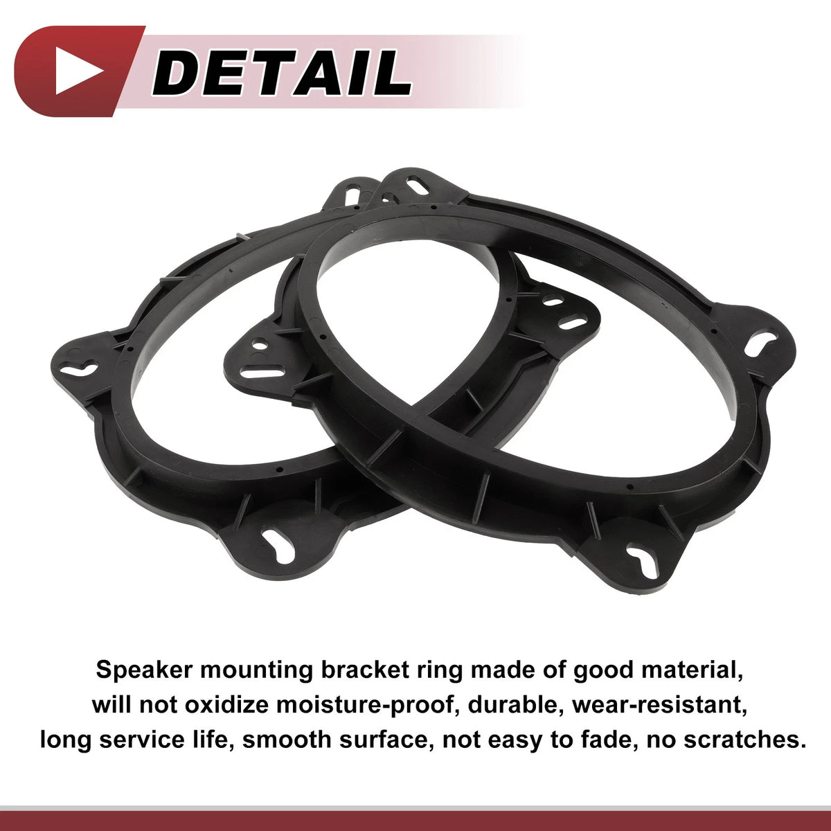 2X Speaker Spacer Ring Adaptor for Toyota Tundra (2007–2021) 6"x9"