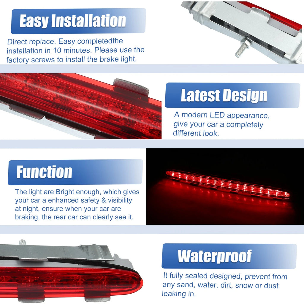 High Level Third Rear Brake Stop Light Replacement for Mercedes-Benz CLK (2003–2009)