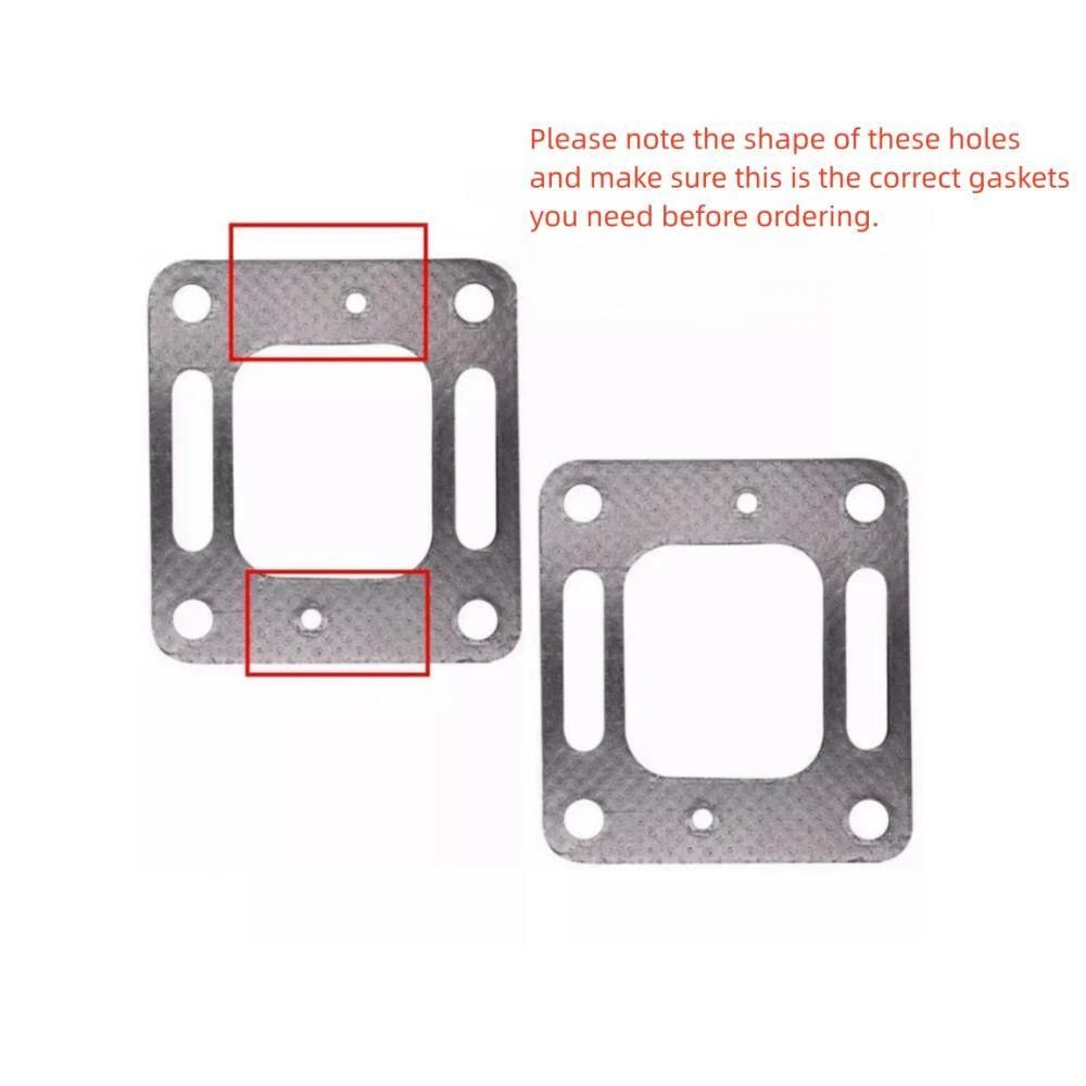 4X Exhaust Gasket for Mercruiser GM V6 V8 Stern Drive (863724B 860233B 41813B)