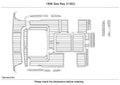 EVA Teak Flooring Pads Mat for Sea Ray 215EC (1998)