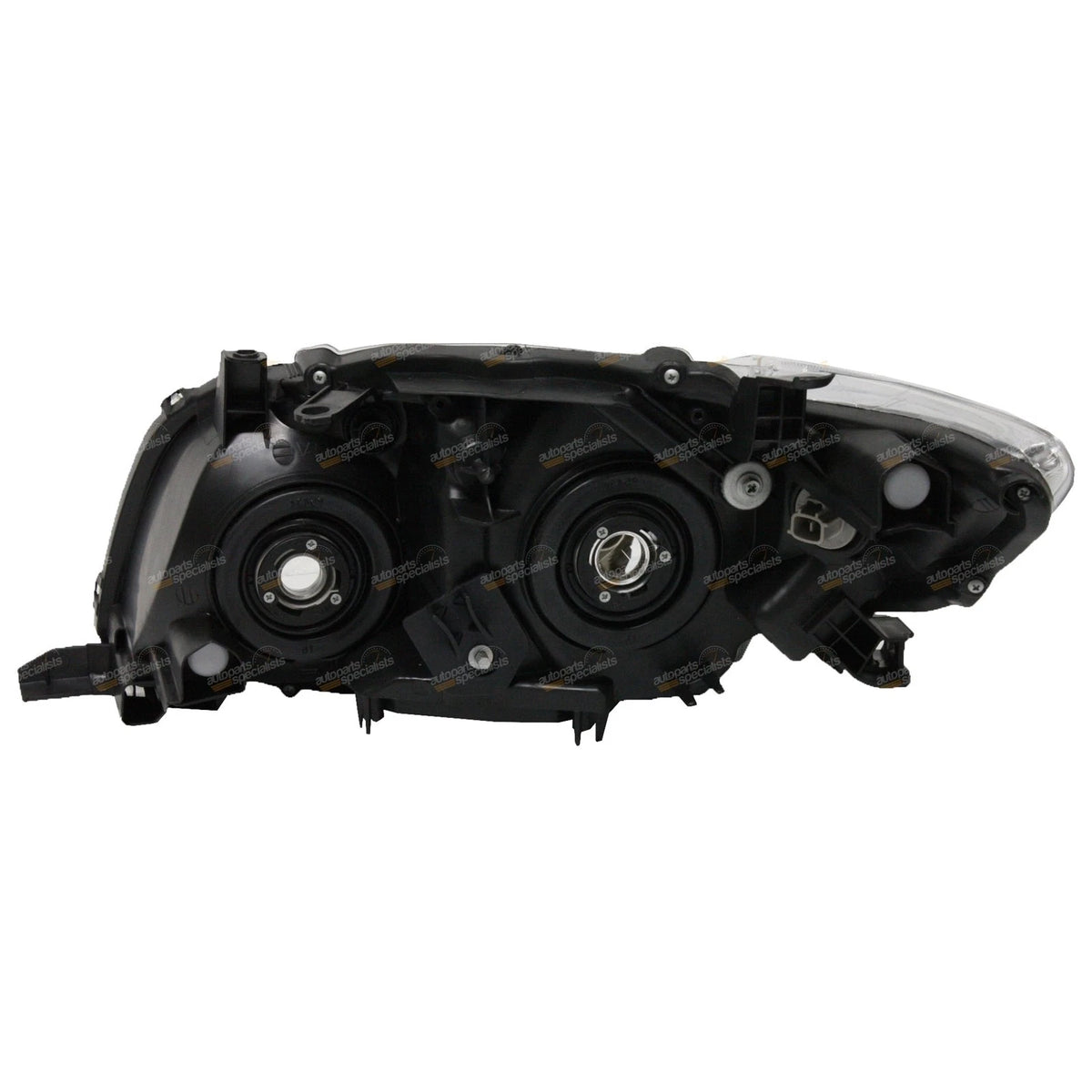 RH Clear Chrome Headlight for Toyota Corolla ZRE152 (2007–2010) RHS