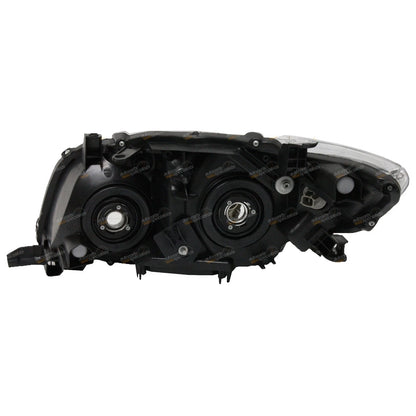 RH Clear Chrome Headlight for Toyota Corolla ZRE152 (2007–2010) RHS