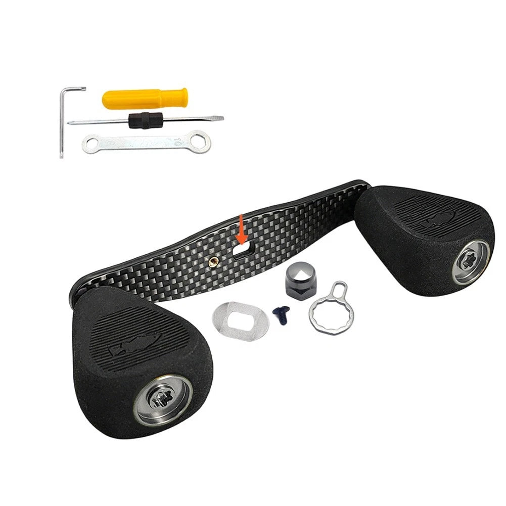 Handle Arm for Baitcasting Reel 110mm Length Carbon Fiber Lightweight