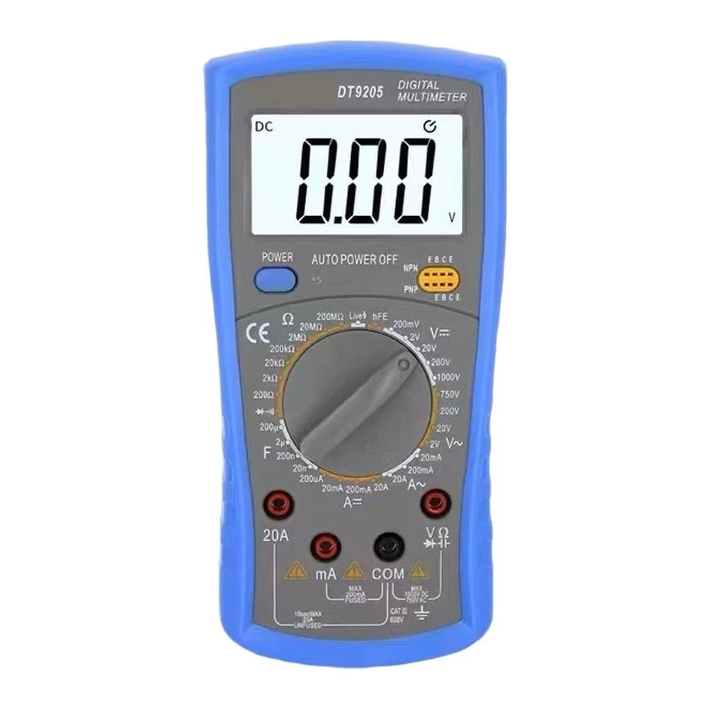 DT9205 Digital Multimeter for Electronics Testing (1999 Count)