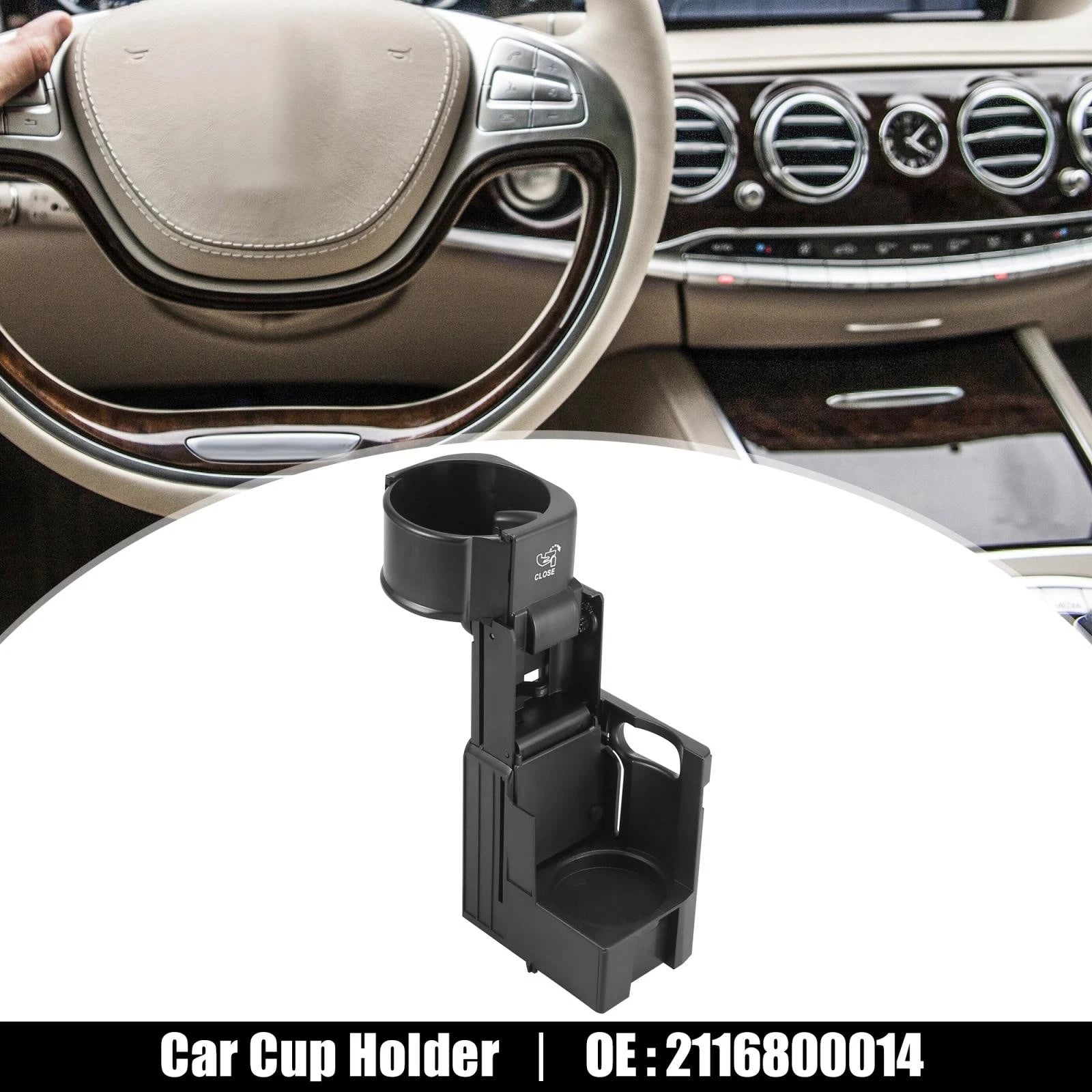Cup Holder Bracket Replacement for Mercedes-Benz E550 CLS550 E500 E350 (2007–2018)