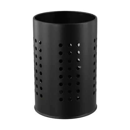 Stainless Steel Kitchen Utensil Holder with Drainage and Elevated Design